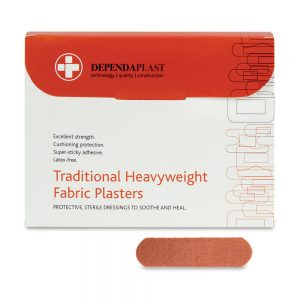 Traditional Heavyweight Fabric Plasters 7cm x 2cm 100pk