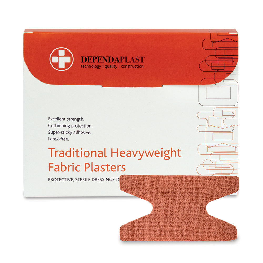 Traditional Heavyweight Fabric Knuckle Plasters 50pk