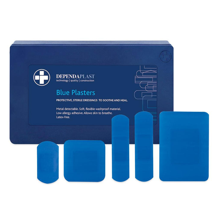 Blue Plasters Assorted in Case 120pk