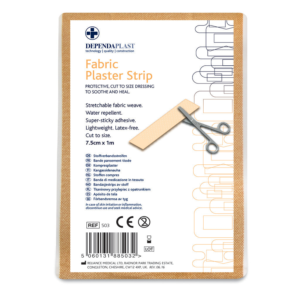 Fabric Dressing Strip 7.5cm x 1m