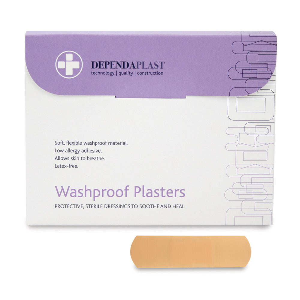Washproof Plasters 7cm x 2cm 100pk