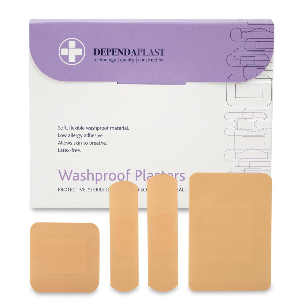 Washproof Plasters Assorted 100pk