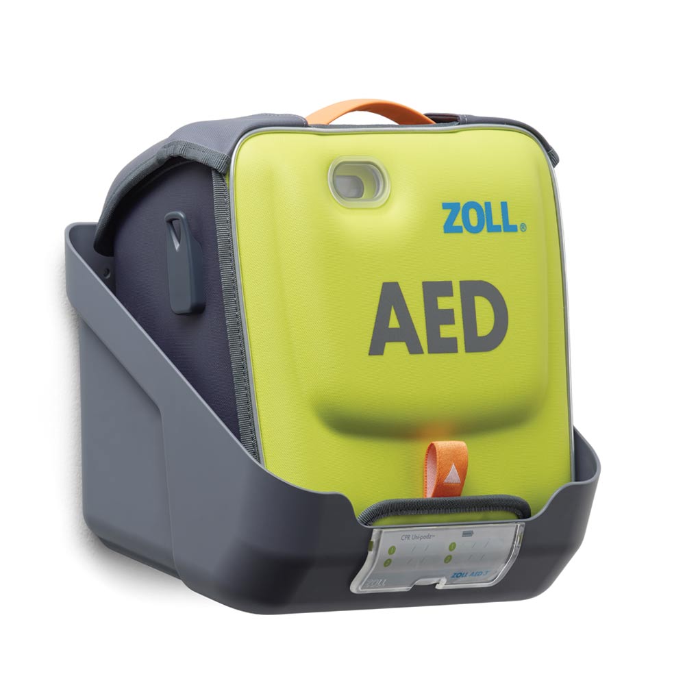 ZOLL AED 3 Stored in Case Wall Mount Bracket