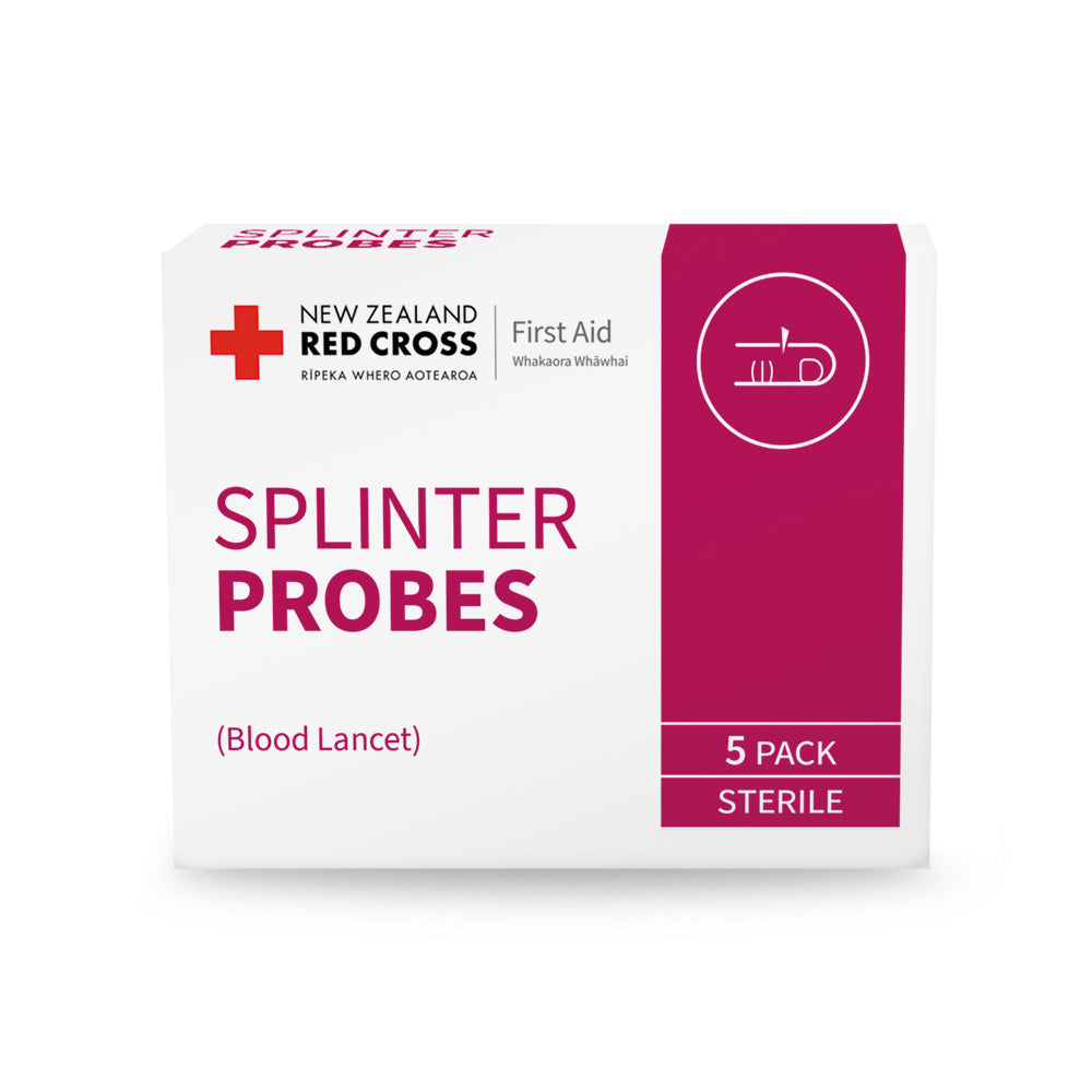 Splinter Help Device Red Cross Splinter Probes 5 Pack | Safe Removal Tools – New Zealand Red ...