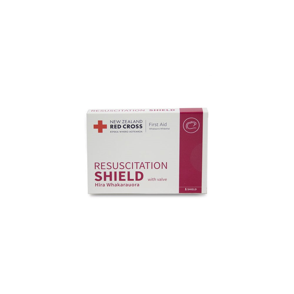 Recovery Shield Red Cross Resuscitation Shield with Valve – New Zealand Red Cross First ...