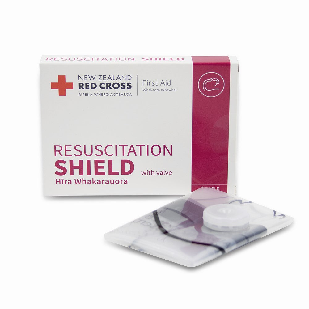 Recovery Shield Red Cross Resuscitation Shield with Valve – New Zealand Red Cross First ...