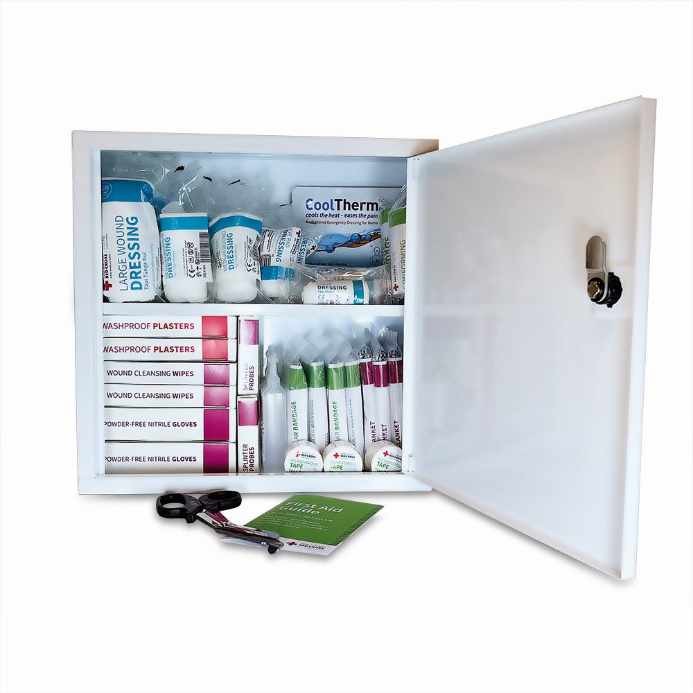 Workplace First Aid Kit Large in Wall Cabinet